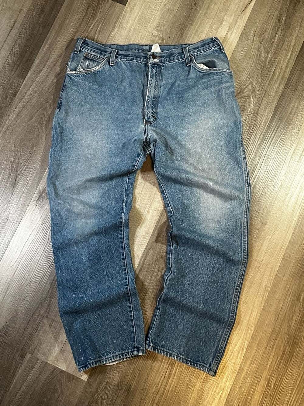 Branders Vintage Light Wash Denim Jeans Size 38x30